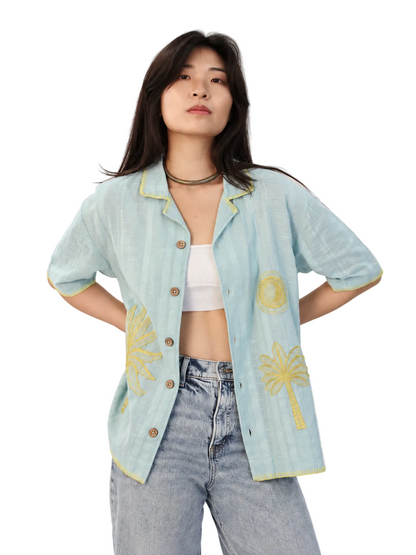 JUNGLE BLUE SHIRT