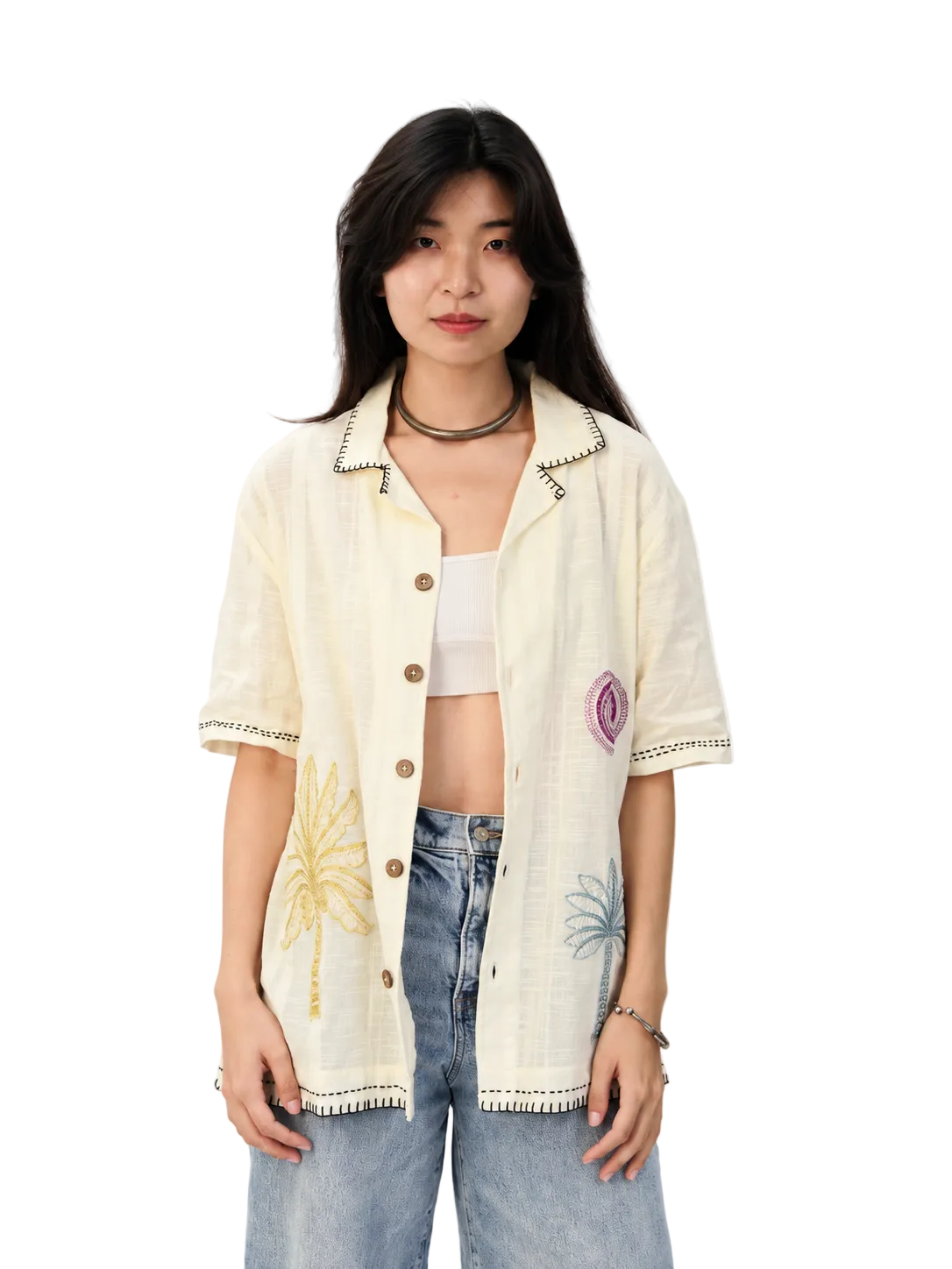 JUNGLE IVORY SHIRT