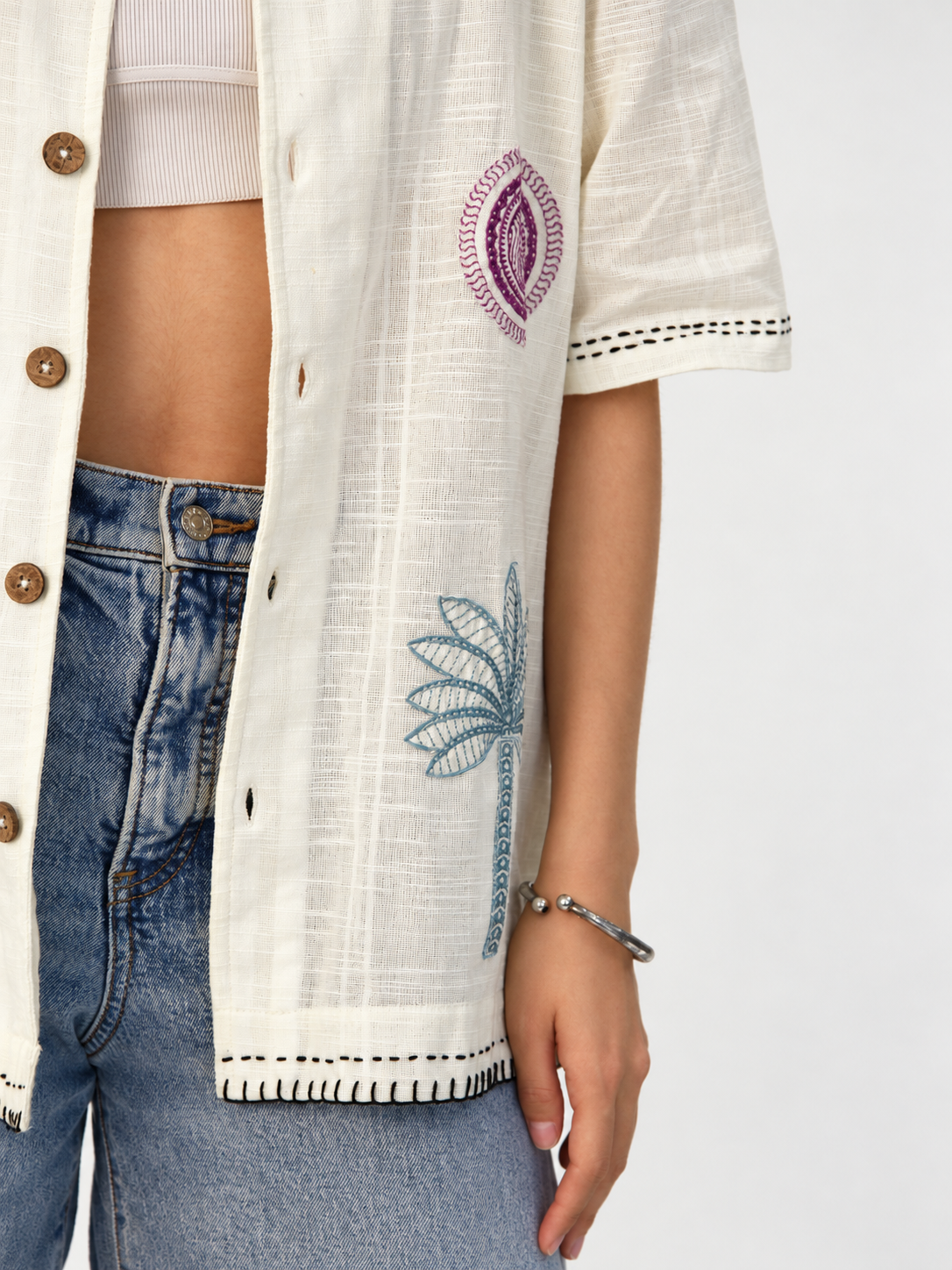 JUNGLE IVORY SHIRT