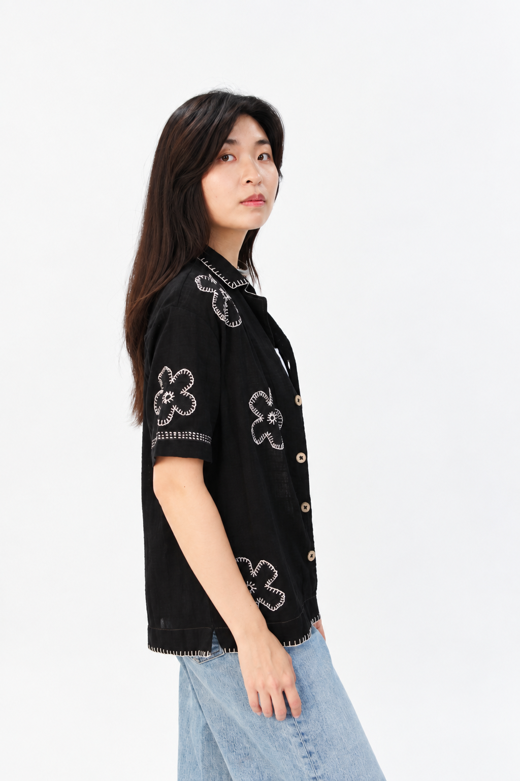 PHOOL BLACK SHIRT