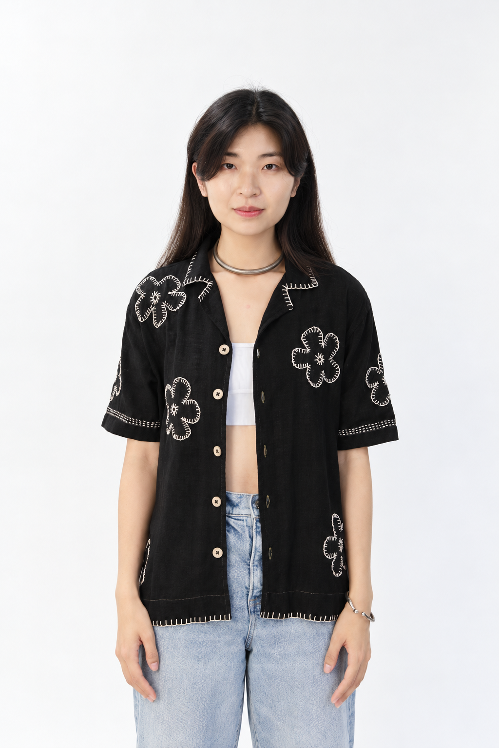 PHOOL BLACK SHIRT